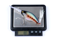 6x 11cm Popper Crank Bait Fishing Lure Lures Surface Tackle Saltwater
