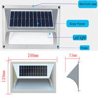 Solar Step Light   Warm White with Silver Case