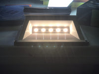 Solar Step Light   Warm White with Silver Case
