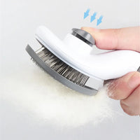 Pawfriends Pet Dog Cat Grooming Comb Brush Tool Gently Removes Loose Knots Mats Blue