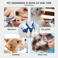 Pawfriends Pet Trimming Grooming Bag Cat Dog Care Nail Beauty Hammock For Medium-Sized Pet