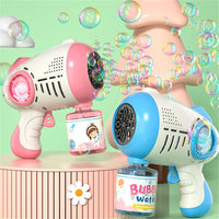 Bubblerainbow Pink Boys and Girls Hold Automatic Watertight Bubble Guns Girls' Hearts