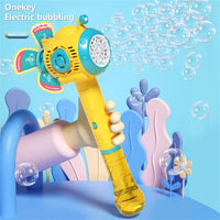 Bubblerainbow Children's Windmill Submarine Bubble Stick Hand-Held Automatic Bubble Toy