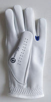 Awezingly Power Touch Cabretta Leather Golf Glove for Men - White (S)