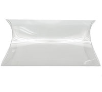 100 Pack of Pillow Rectangle Shaped Gift Box - Wedding or Product Bomboniere Jewelry Gift Party Favor Model Candy Chocolate Soap Box