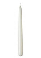 50 bulk buy pack white wax 20cm taper church house vigil candleabra candle 2CM WIDE