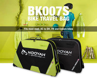 NOOYAH Bike BLUE Travel Case Bike Bag Shell EVA Tough material MTB Mountain Bike Road Bike TT 700c Gravel Bike Ebike 29er etc - BK007S