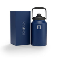 Iron Flask Bottle with Spout Lid, Twilight Blue, 128oz/3800ml
