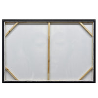 120X80cm Ethereal Enlightenment Champagne Framed Canvas Wall Art
