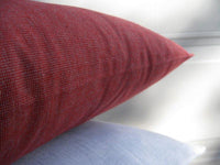 Pack of 4 Elements Deep Red Solid Base Colour Square Cushion Covers