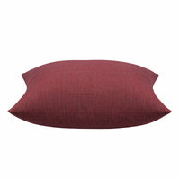 Pack of 4 Elements Deep Red Solid Base Colour Square Cushion Covers