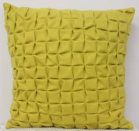 Pack of 4 Flux Mustard Yellow 3D Textured 45cm x 45cm Cushion Covers