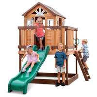 Discovery Echo Heights Cubby House with Slide