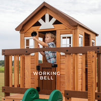 Discovery Echo Heights Cubby House with Slide