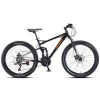 Progear Bikes Trail Dual Suspension MTB 26*17" in Stealth Black