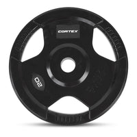 CORTEX 90kg Tri-Grip Olympic Plate Set 50mm