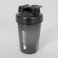 Lifespan Fitness Shaker Bottle 500ml in Black (Pack of 2)