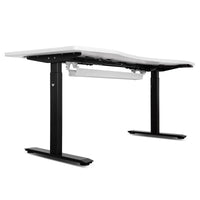 Fitness WalkingPad M2 Treadmill with ErgoDesk Automatic White Standing Desk 1500mm + Cable Management Tray