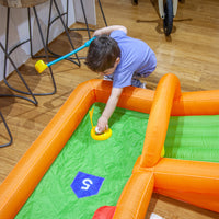 Kids Tee Off Inflatable Mini Golf Play Centre