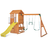 Kids Springlake Play Centre With 2.2m Yellow Slide