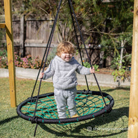 Kids Oakley Swing Set with 1.2m Spidey Web Swing