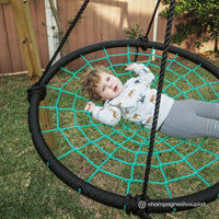 Kids Oakley Swing Set with 1.2m Spidey Web Swing