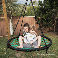 Kids Oakley Swing Set with 1.2m Spidey Web Swing