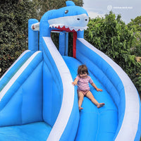 Kids Sharky Slide & Splash Inflatable