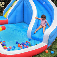 Kids Sharky Slide & Splash Inflatable