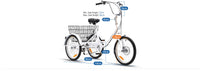 Progear Bikes RideFree Trike 20" in White