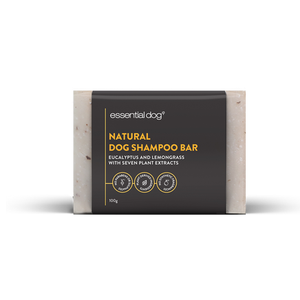 Essential Dog Shampoo Bar (Eucalyptus, Neem & Lemongrass)
