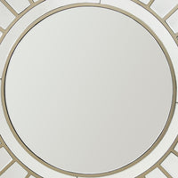 Wall Mirror MDF Silver Clear Image Lightweight MRR-02
