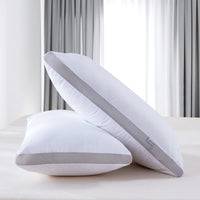 Luxury Bamboo Cooling Twin pack plush down-like pillows