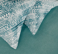 Noosa microfiber reversible quilt cover set-queen size