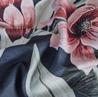 Botanical Susan Microfibre Quilt Cover Set-queen size