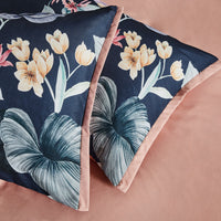 Botanical Susan Microfibre Quilt Cover Set-king size