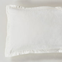 Corduroy Velvet King Bed Quilt Cover Set-White