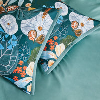 Botanical Bella Microfibre Quilt Cover Set-super king size