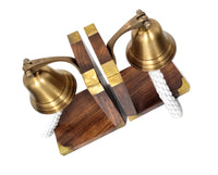 Brass Bookend - Anchor Bell