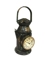 Wall Clock - Iron Railway Lantern