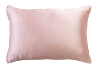 DUSKY PINK SILK LINEN PILLOWCASE - 51X76CM