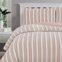 Cove TEXTURED ROSE DUST QUILT COVER SET - SINGLE
