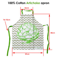 Artichoke 100% Cotton Apron 59 x 80cm