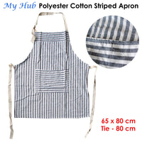 My Hub Polyester Cotton Striped Apron