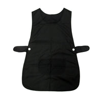 Ladies Women Side Button Tabard Apron 50x80 cm Black