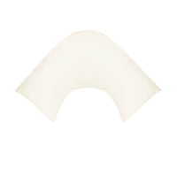 280TC Polyester Cotton V Shape Pillowcase Ivory