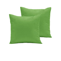 Pair of  280TC Polyester Cotton European Pillowcases Lime