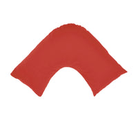 280TC EasyCare Polyester Cotton V Pillowcase Red