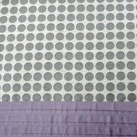 Brie Lilac Grey Quilt Cover Set QUEEN