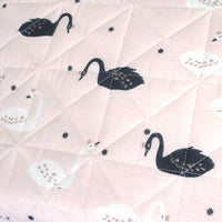Swan Blush Quilt Cover Set Single
